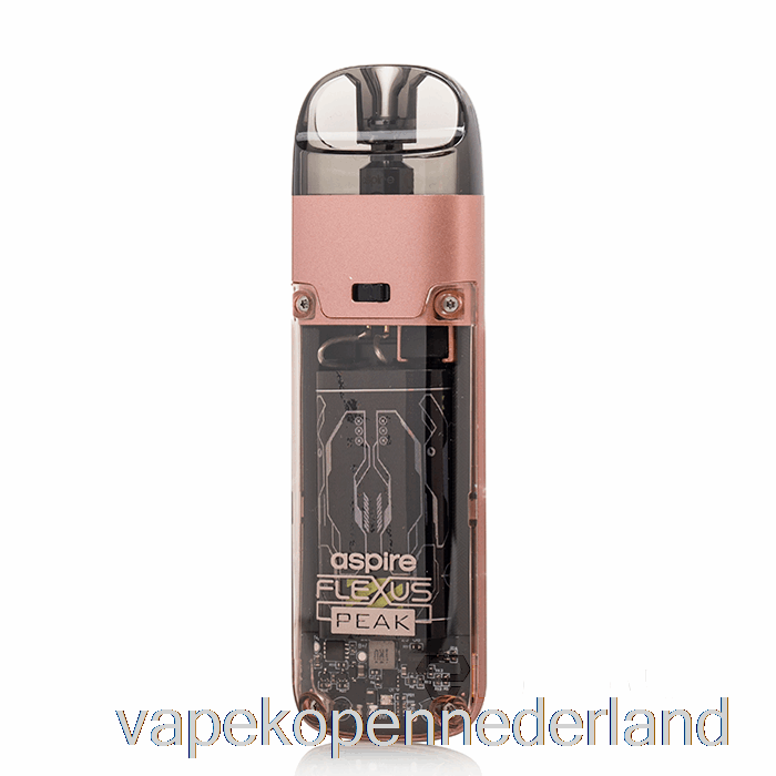 Elektronische Sigaret Vape Aspire Flexus Peak Pod-systeem Rosé Goud